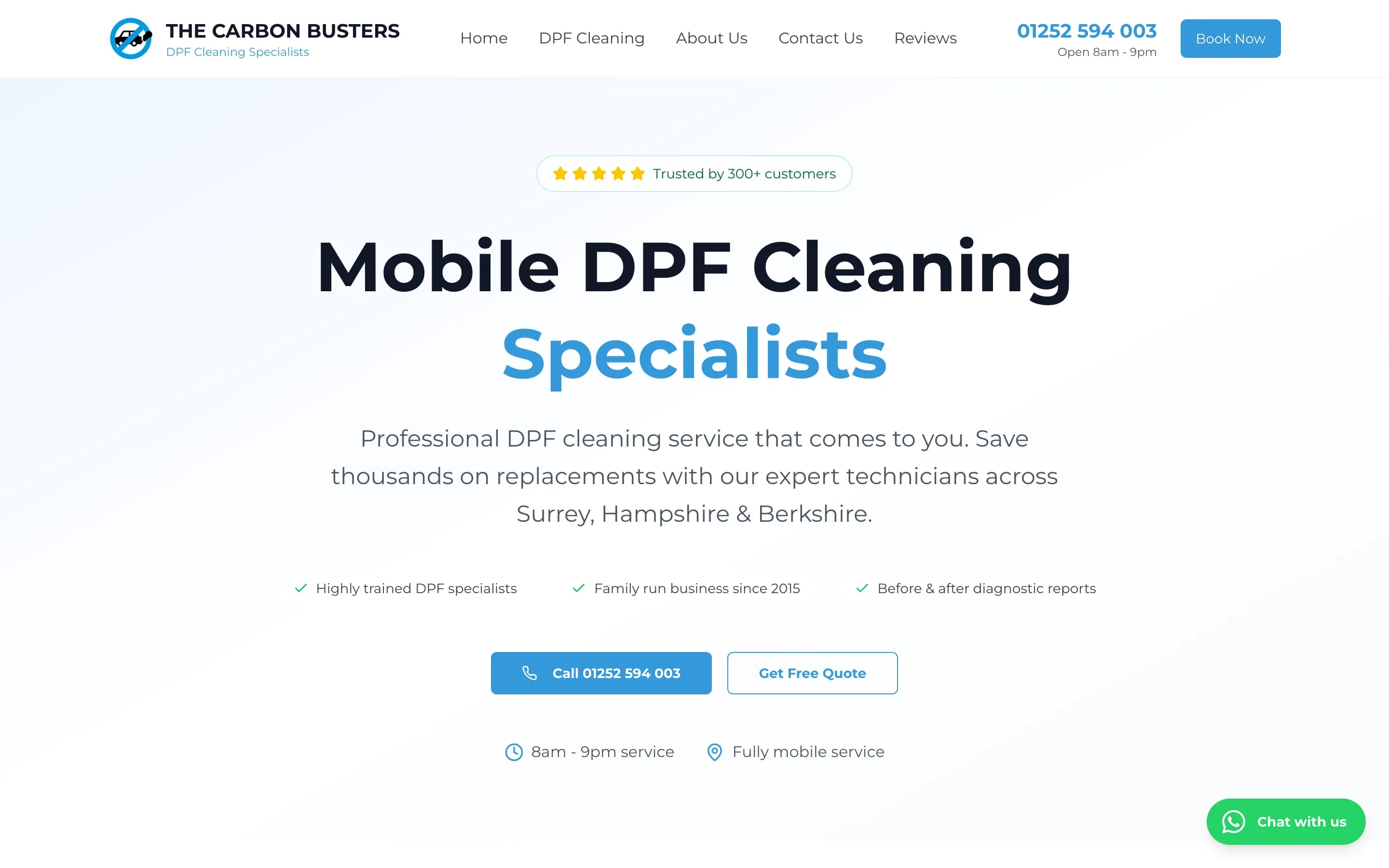 The Carbon Busters website