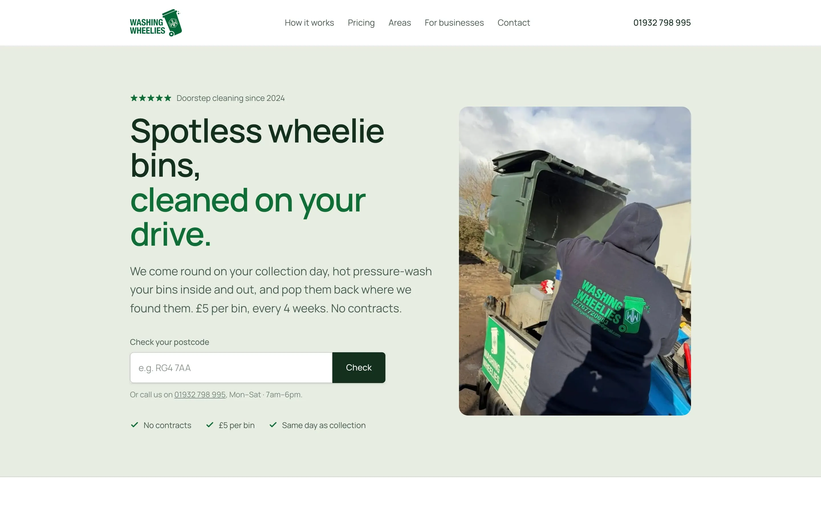 Washing Wheelies website
