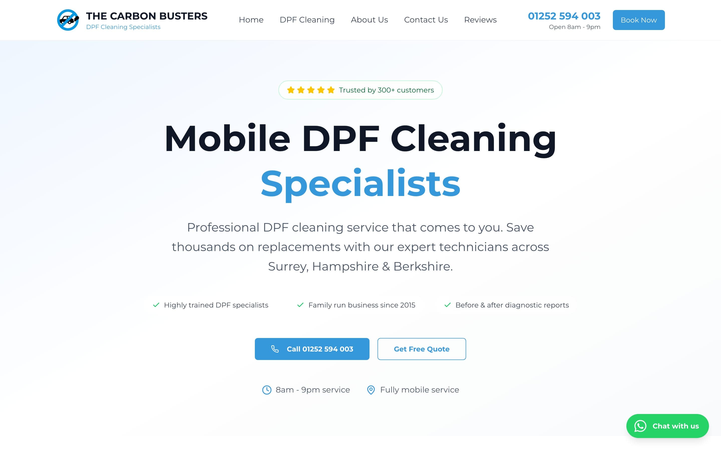 The Carbon Busters website