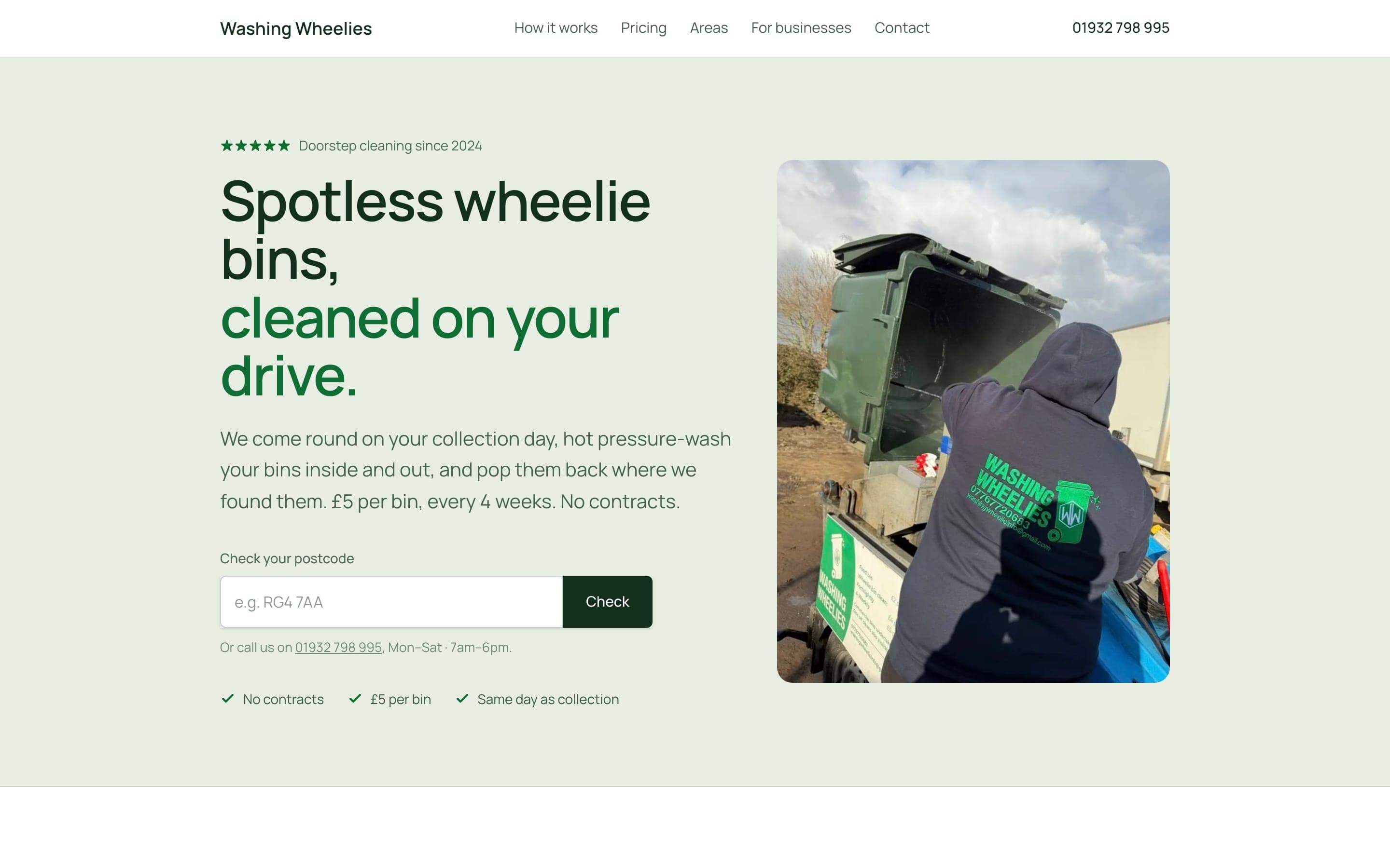 Washing Wheelies website